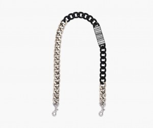 Marc Jacobs The Barcode Chain Shoulder Bag Strap Black | Australia_MJ65403