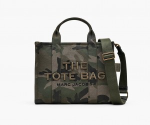 Marc Jacobs The Camo Jacquard Medium Tote Bags Camo Multicolor | Australia_MJ54541