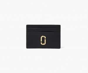 Marc Jacobs The J Marc Card Case Wallets Black | Australia_MJ82342