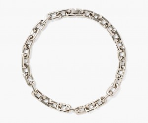 Marc Jacobs The J Marc Chain Link Necklaces Silver | Australia_MJ32731