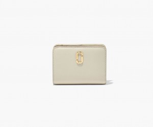 Marc Jacobs The J Marc Mini Compact Wallets White | Australia_MJ41989