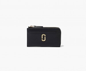 Marc Jacobs The J Marc Top Zip Wallets Black | Australia_MJ49295