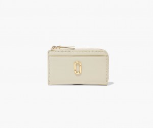 Marc Jacobs The J Marc Top Zip Wallets White | Australia_MJ30257