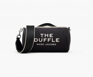 Marc Jacobs The Jacquard Duffle Shoulder Bags Black | Australia_MJ12774