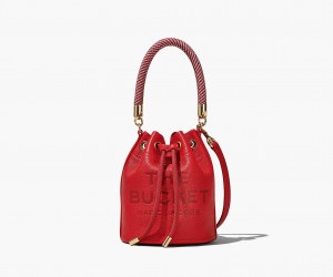 Marc Jacobs The Leather Bucket Bucket Bags Red | Australia_MJ43976