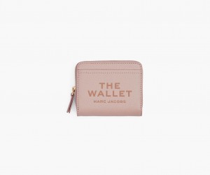 Marc Jacobs The Leather Mini Compact Wallets Rose | Australia_MJ85251