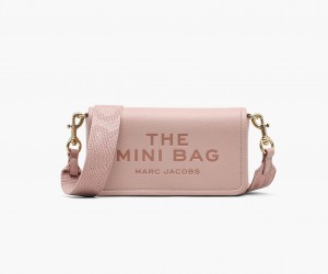 Marc Jacobs The Leather Mini Crossbody Bags Rose | Australia_MJ35123