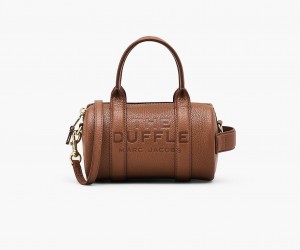 Marc Jacobs The Leather Mini Duffle Mini Bags Brown | Australia_MJ81526