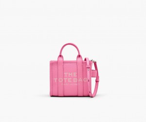 Marc Jacobs The Leather Mini Tote Crossbody Bags Pink | Australia_MJ59310