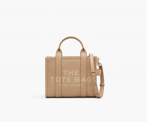 Marc Jacobs The Leather Small Tote Bags Brown | Australia_MJ55813