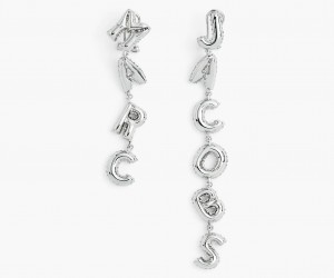 Marc Jacobs The Marc Jacobs Balloon Earrings Silver | Australia_MJ49472