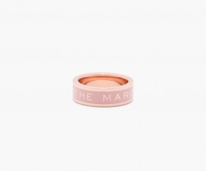 Marc Jacobs The Medallion Rings Brown / Rose Gold | Australia_MJ32716