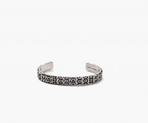 Marc Jacobs The Monogram Engraved Bracelets Silver | Australia_MJ10840