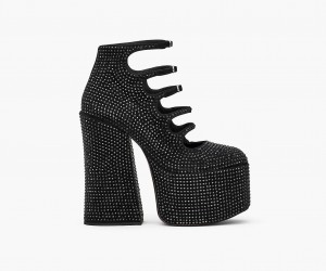 Marc Jacobs The Rhinestone Kiki Ankle Boots Black | Australia_MJ85391