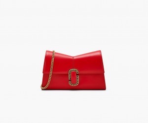 Marc Jacobs The St. Marc Chain Crossbody Bags Red | Australia_MJ86176