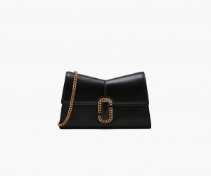 Marc Jacobs The St. Marc Chain Wallet Mini Bags Black | Australia_MJ43804