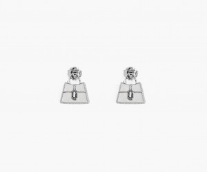 Marc Jacobs The St. Marc Earrings Light Silver | Australia_MJ31699