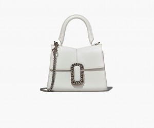 Marc Jacobs The St. Marc Mini Top Handbag White | Australia_MJ77806