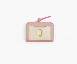 Marc Jacobs The Utility Snapshot Mini Compact Wallets Rose Multicolor | Australia_MJ81697