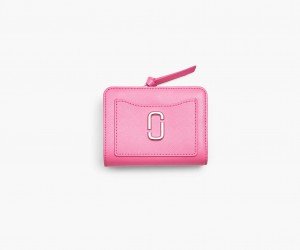 Marc Jacobs The Utility Snapshot Mini Compact Wallets Pink | Australia_MJ45893