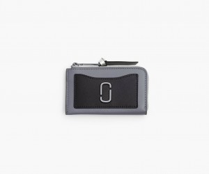 Marc Jacobs The Utility Snapshot Top Zip Wallets Grey Multicolor | Australia_MJ97628