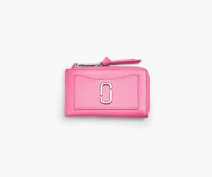 Marc Jacobs The Utility Snapshot Top Zip Wallets Pink | Australia_MJ19574