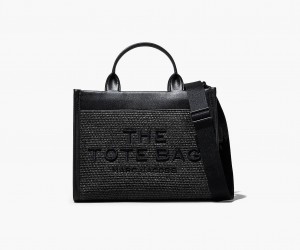 Marc Jacobs The Woven DTM Medium Tote Bags Black | Australia_MJ10667