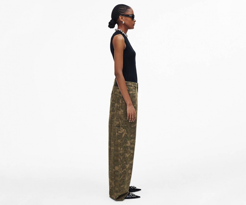 Marc Jacobs Camo Oversized Jean Bottoms Camo Multicolor | Australia_MJ12402