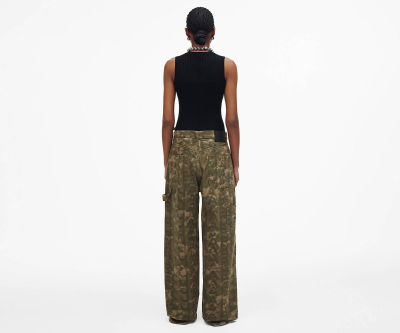 Marc Jacobs Camo Oversized Jean Bottoms Camo Multicolor | Australia_MJ12402