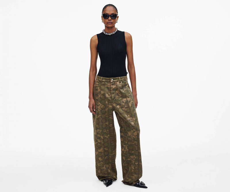 Marc Jacobs Camo Oversized Jean Bottoms Camo Multicolor | Australia_MJ12402