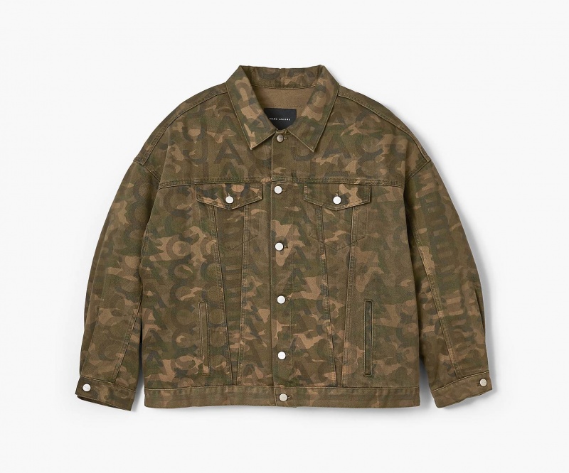 Marc Jacobs Camo Oversized Trucker Outerwear Camo Multicolor | Australia_MJ94648