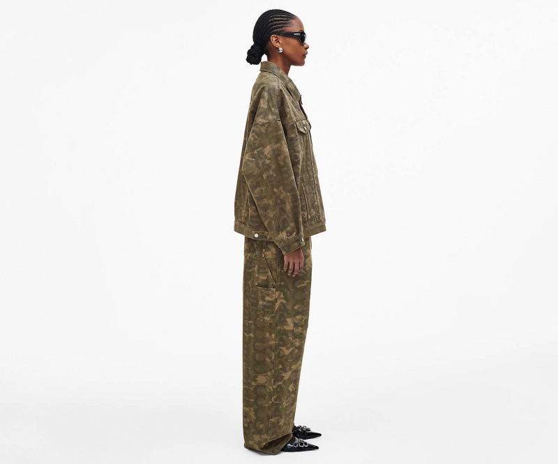 Marc Jacobs Camo Oversized Trucker Outerwear Camo Multicolor | Australia_MJ94648