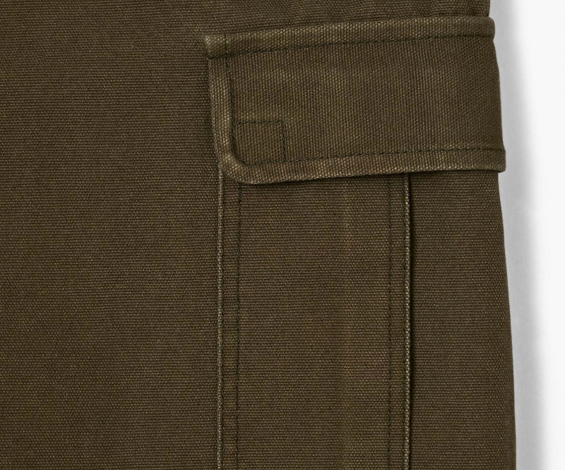 Marc Jacobs Cargo Canvas Slim Skirt Bottoms Brown | Australia_MJ78684