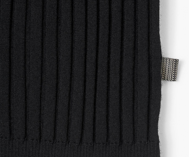 Marc Jacobs Fine Ribbed Merino Tank Tops Black | Australia_MJ41946