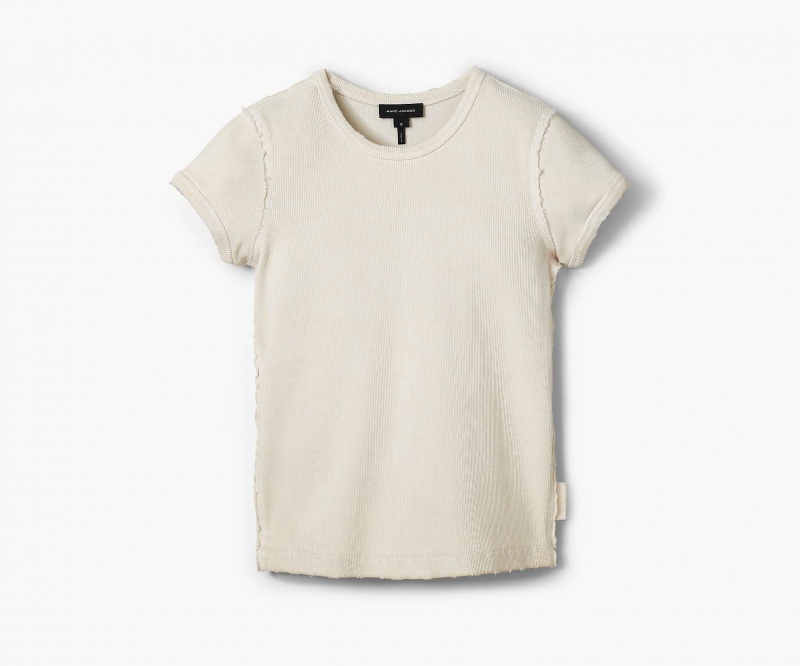 Marc Jacobs Grunge Shrunken T Shirts Cream | Australia_MJ84775