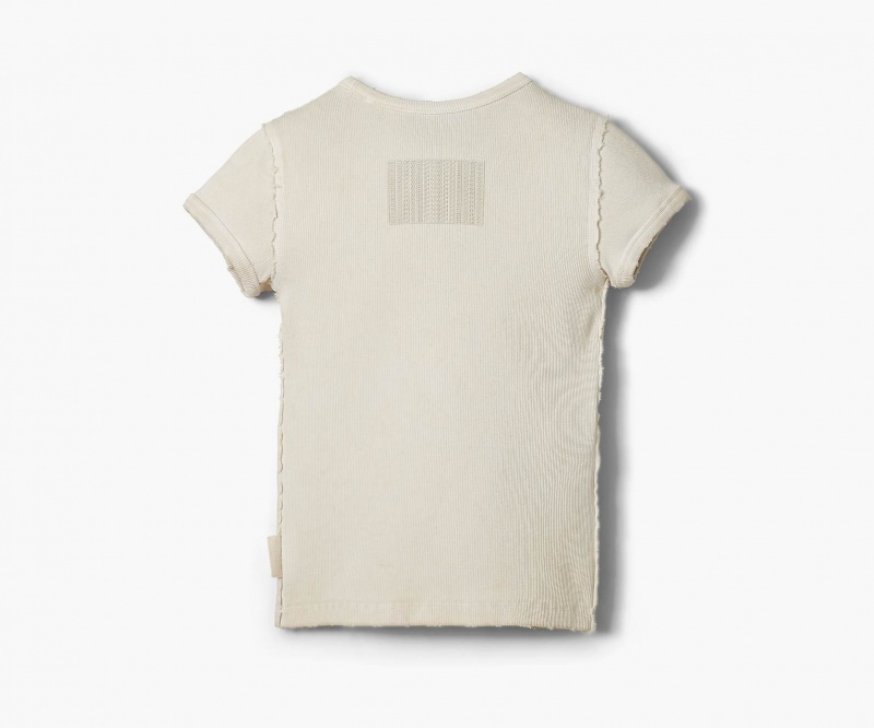 Marc Jacobs Grunge Shrunken T Shirts Cream | Australia_MJ84775