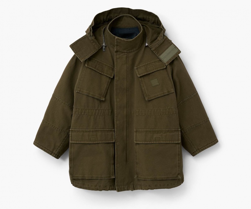 Marc Jacobs Oversized Cargo Canvas Outerwear Green | Australia_MJ40032