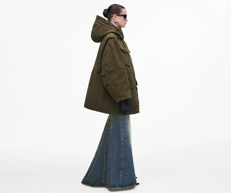 Marc Jacobs Oversized Cargo Canvas Outerwear Green | Australia_MJ40032