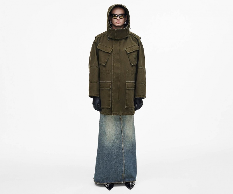 Marc Jacobs Oversized Cargo Canvas Outerwear Green | Australia_MJ40032