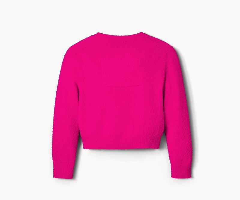 Marc Jacobs Pilled Hook and Eye Cardigan Tops Pink | Australia_MJ77777