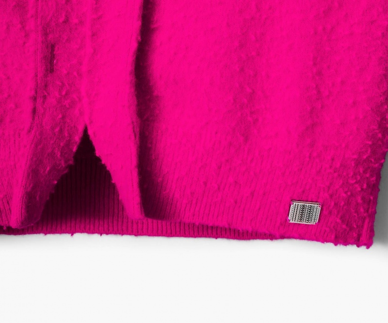 Marc Jacobs Pilled Hook and Eye Cardigan Tops Pink | Australia_MJ77777