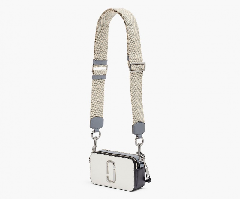 Marc Jacobs The Arrow Webbing Bag Strap Grey Multicolor | Australia_MJ90997