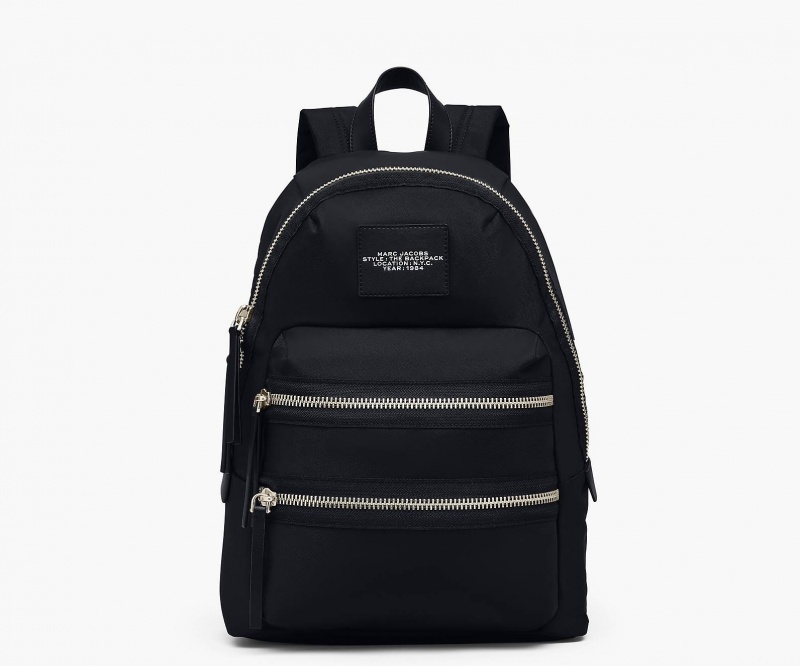 Marc Jacobs The Biker Nylon Large Backpacks Black | Australia_MJ89104