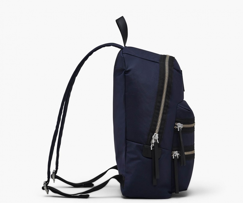 Marc Jacobs The Biker Nylon Large Backpacks Blue | Australia_MJ25046