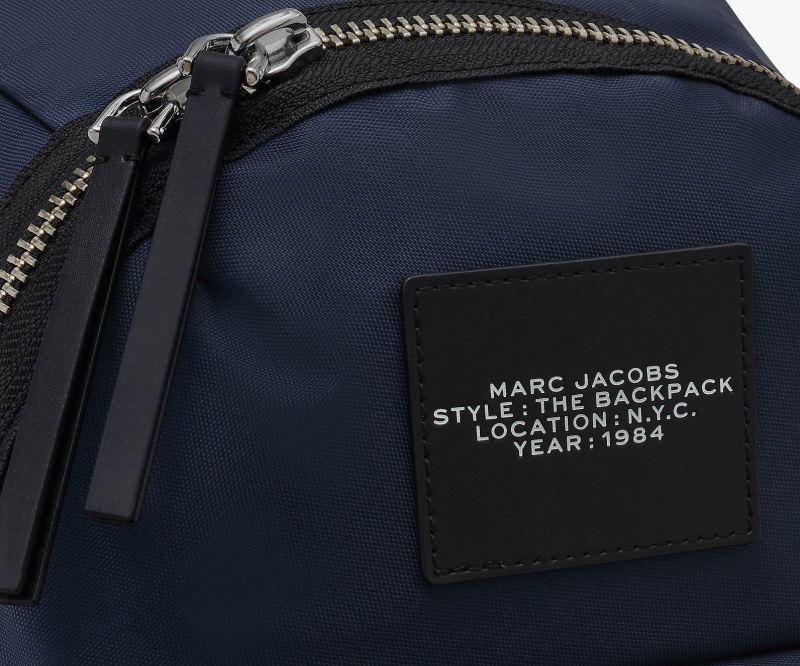 Marc Jacobs The Biker Nylon Large Backpacks Blue | Australia_MJ25046