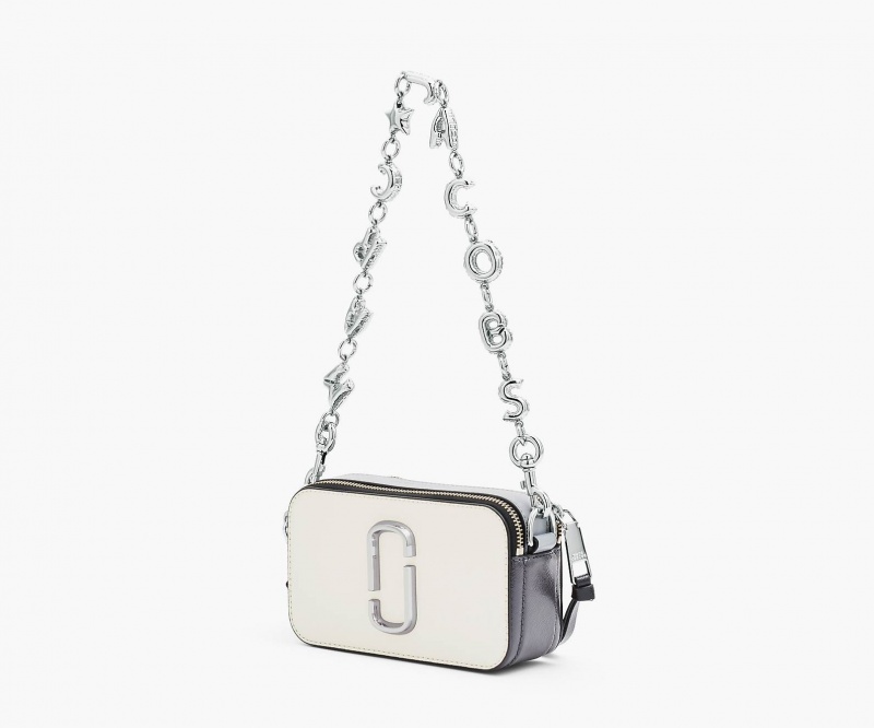 Marc Jacobs The Bubble Chain Shoulder Bag Strap Silver | Australia_MJ15100