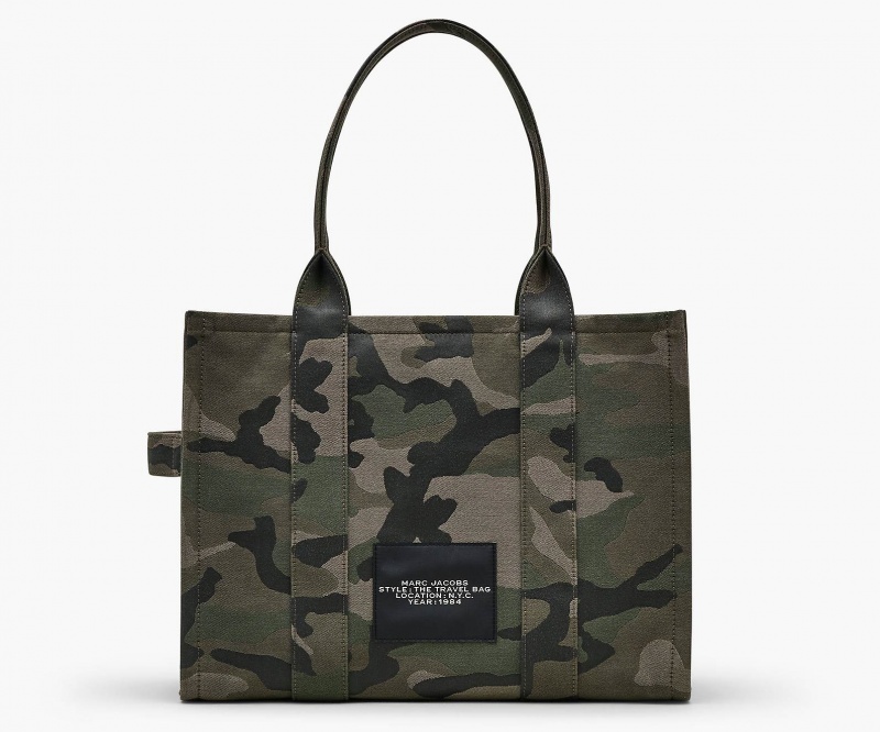 Marc Jacobs The Camo Jacquard Large Tote Bags Camo Multicolor | Australia_MJ52910