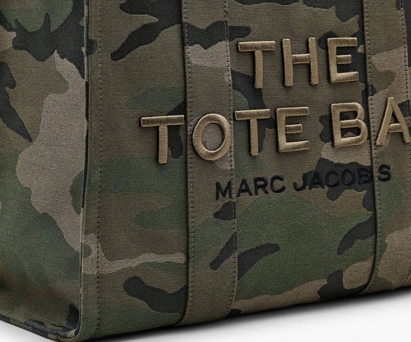 Marc Jacobs The Camo Jacquard Large Tote Bags Camo Multicolor | Australia_MJ52910