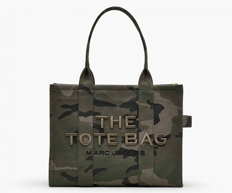 Marc Jacobs The Camo Jacquard Large Tote Bags Camo Multicolor | Australia_MJ52910