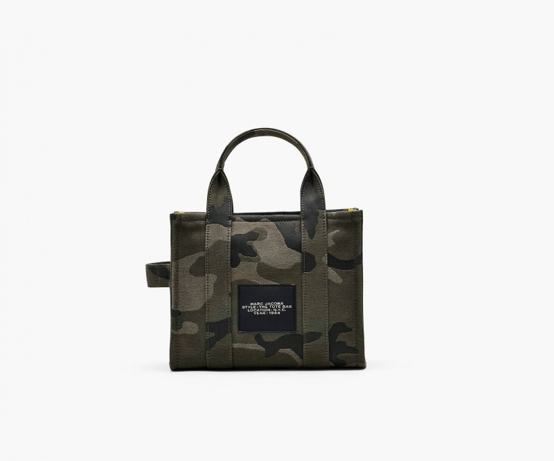 Marc Jacobs The Camo Jacquard Small Tote Bags Camo Multicolor | Australia_MJ79131